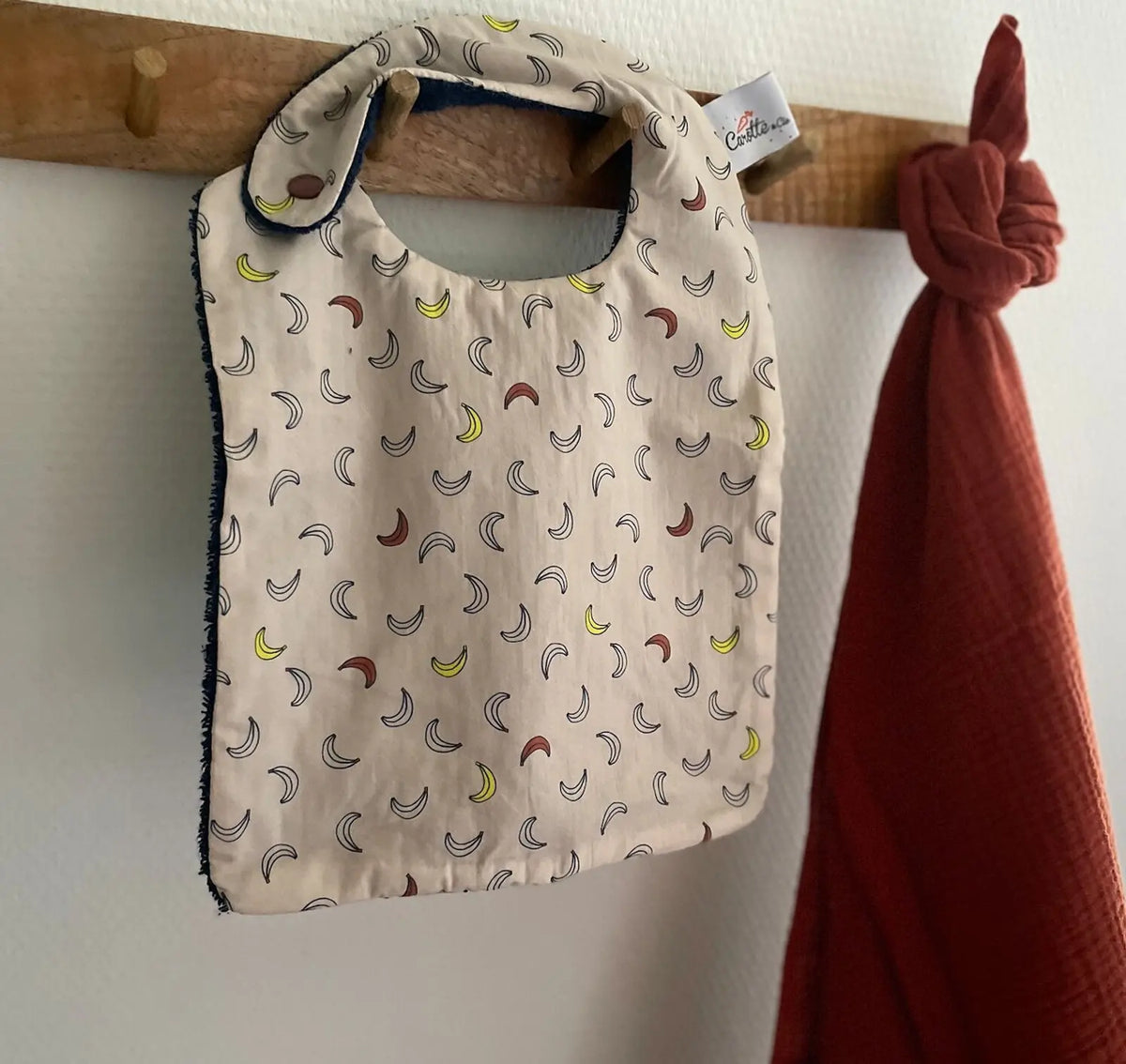 Bavoir Banane beige