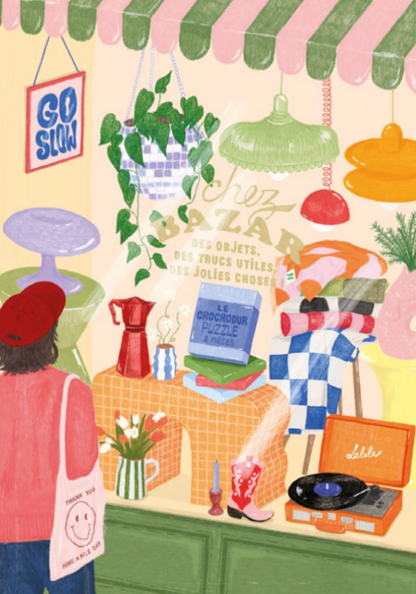 Puzzle Le lèche vitrine 100 pièces