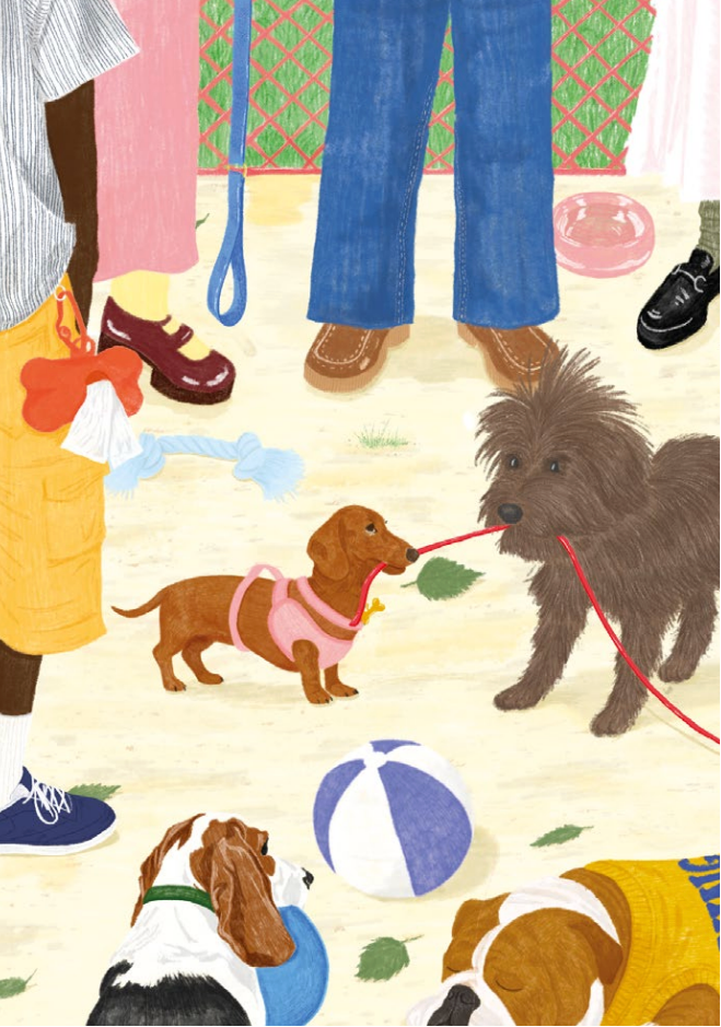 Puzzle Sortir le chien 100 pièces