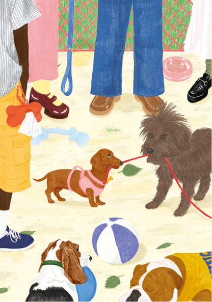 Puzzle Sortir le chien 100 pièces