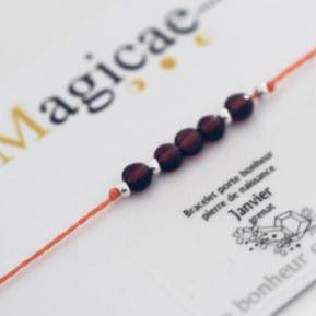 Bracelet pierres semi-précieuses Janvier
