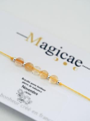 Bracelet pierres semi-précieuses Novembre