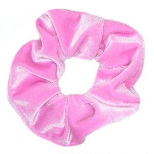 Chouchou Velours rose