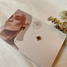 Charger l&#39;image dans la galerie, Boucles d&#39;oreilles Polaris cornaline
