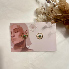 Charger l&#39;image dans la galerie, Boucles d&#39;oreilles Sunset amazonite
