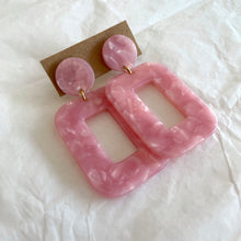 Charger l&#39;image dans la galerie, Boucles d’oreilles Carla rose

