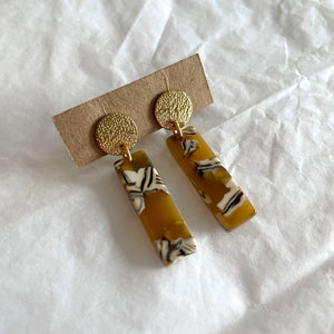 Boucles d’oreilles Charlie ocre