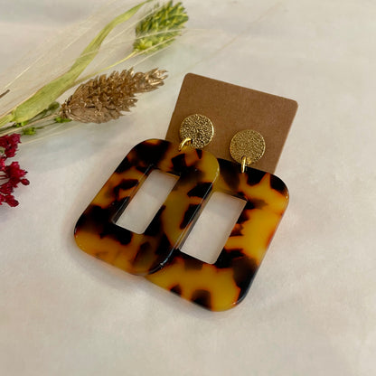 Boucles d’oreilles Carla léopard