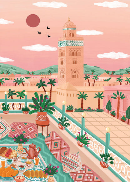 Puzzle Koutoubia Mosque, Morocco 1000 pièces