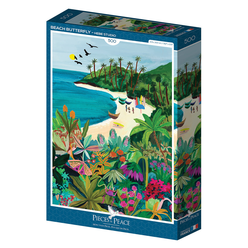 Puzzle Beach Butterfly 500 pièces