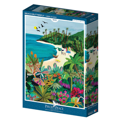 Puzzle Beach Butterfly 500 pièces