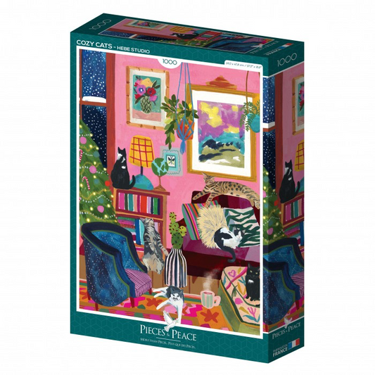 Puzzle Cozy Cats 1000 pièces