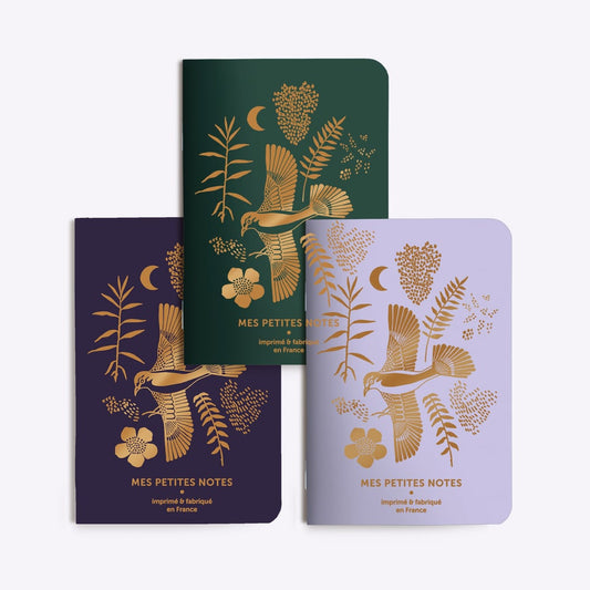 Trio petits carnets Liberté