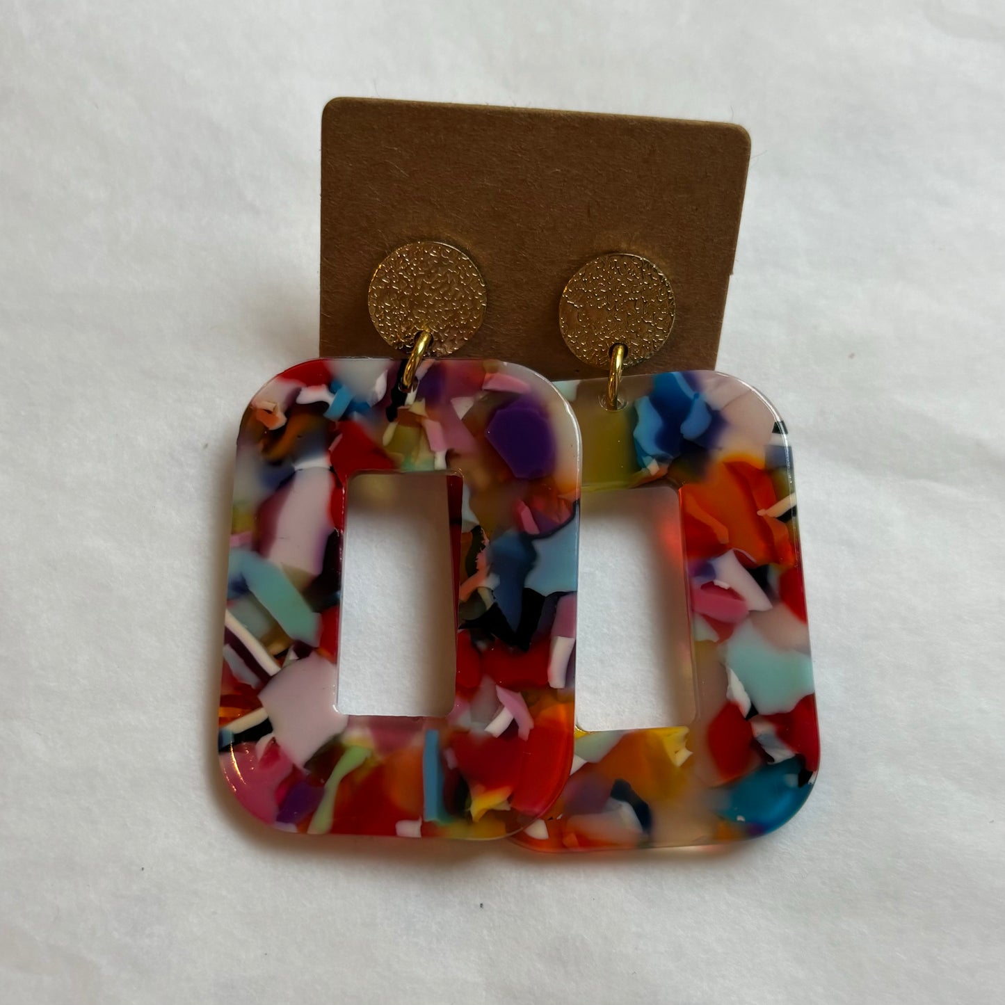 Boucles d’oreilles Carla multico
