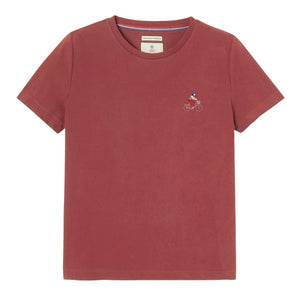 T-shirt vélo prune