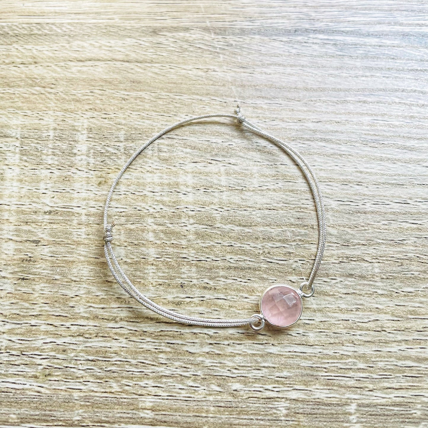 Bracelet Alba Argenté avec pierres semi-précieuses