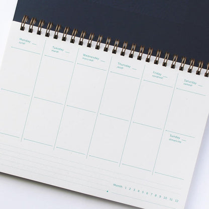 Semainier Papillons jaune