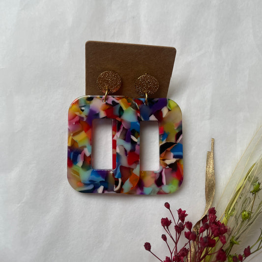 Boucles d’oreilles Carla multicolore
