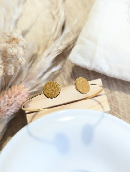 Jonc en cuir (coloris au choix)