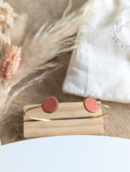 Jonc en cuir (coloris au choix)