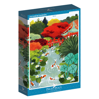 Puzzle Japanese garden 1500 pièces