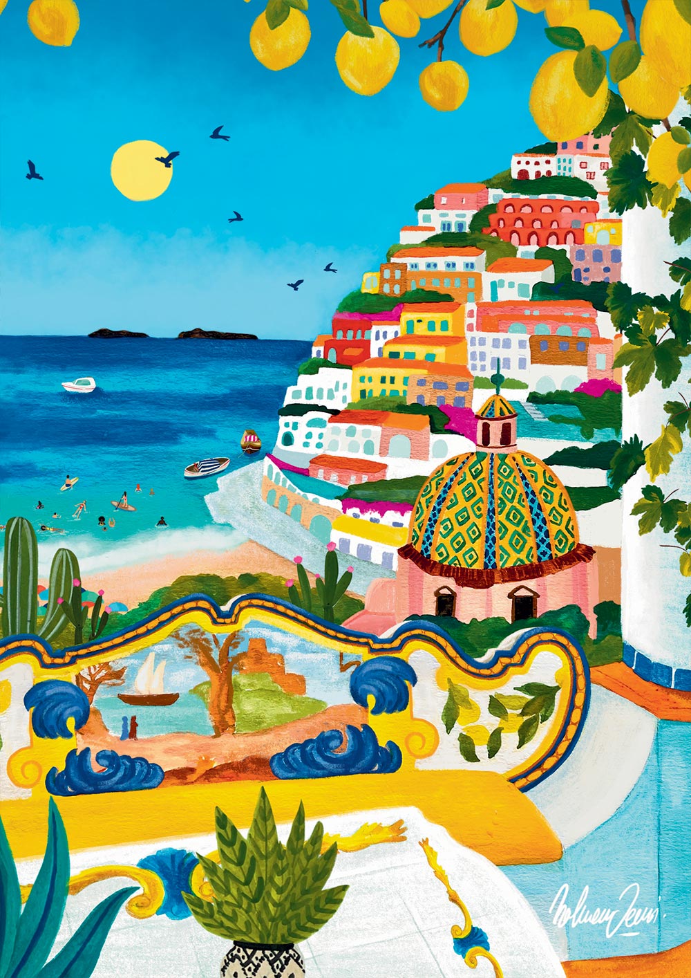 Puzzle Positano 1000 pièces