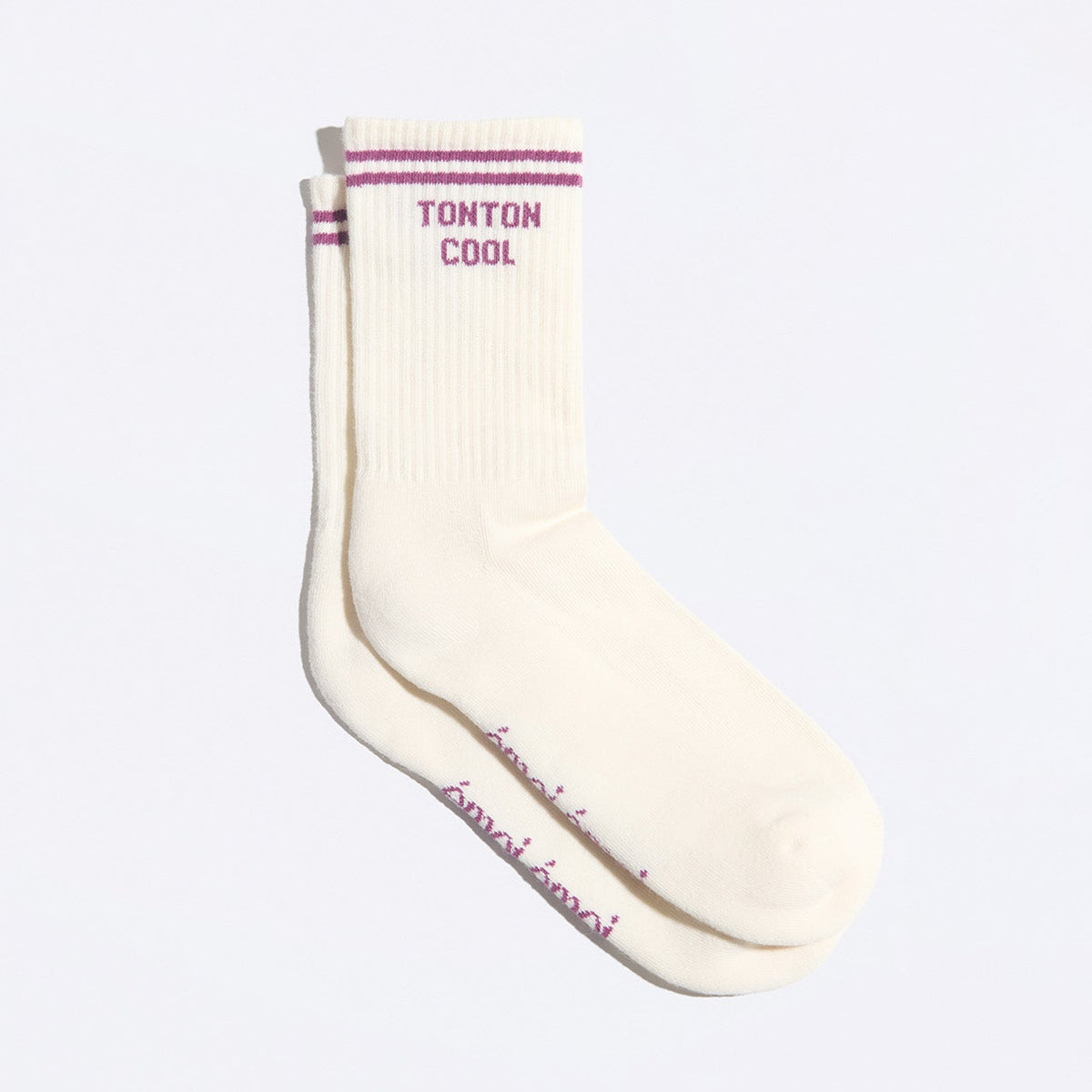 Chaussettes Tonton cool crème T42-46