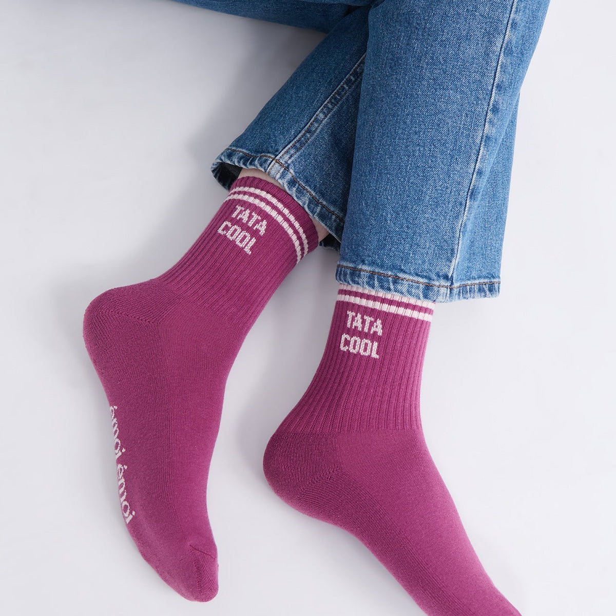 Chaussettes Tata cool plum T36-41