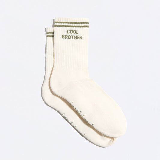 Chaussettes Cool brother crème T42-46
