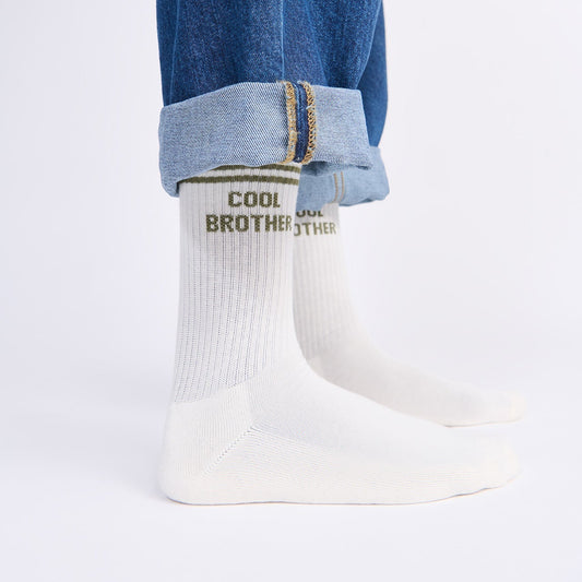 Chaussettes Cool brother crème T42-46