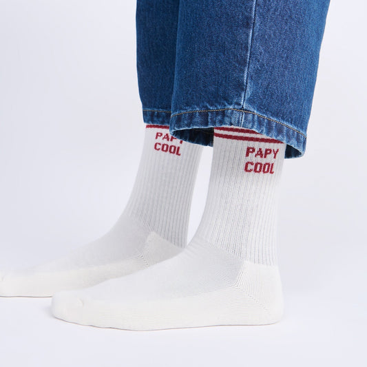 Chaussettes Papy cool crème T42-46
