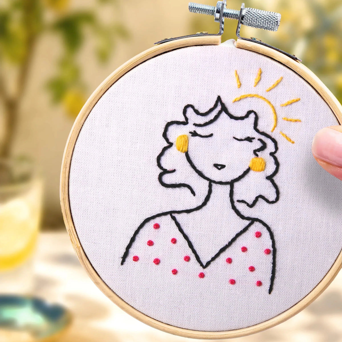 Kit de broderie Femme solaire