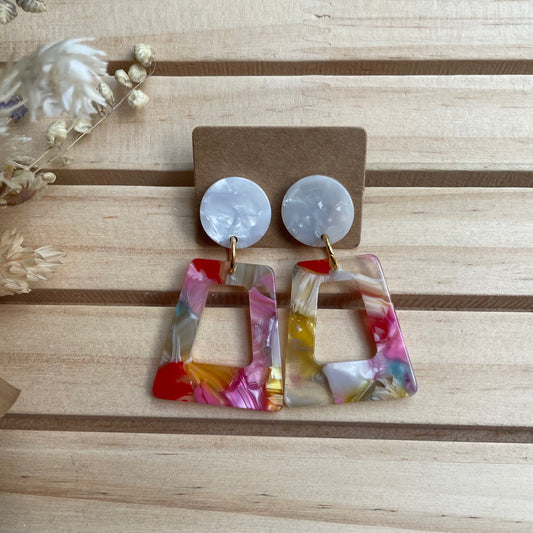 Boucles d’oreilles Frankie multico