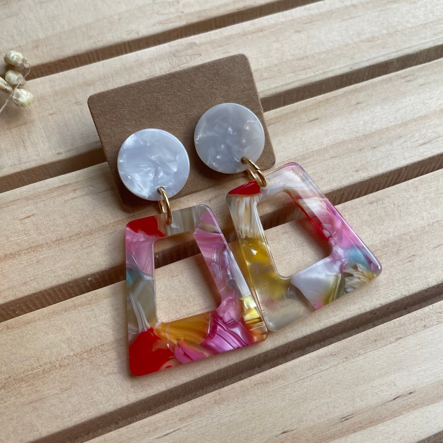Boucles d’oreilles Frankie multico