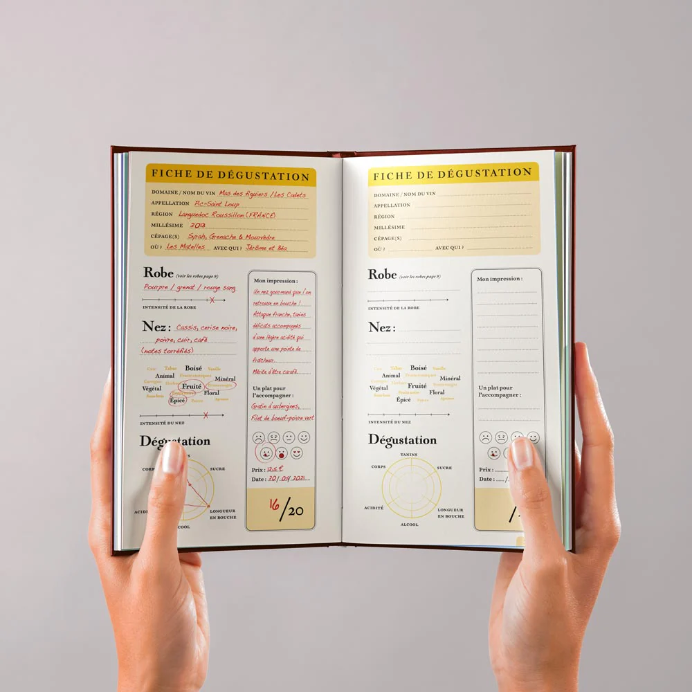Carnet de dégustation - 200 pages