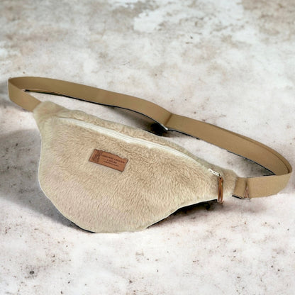 Sac banane - Fourrure Sable