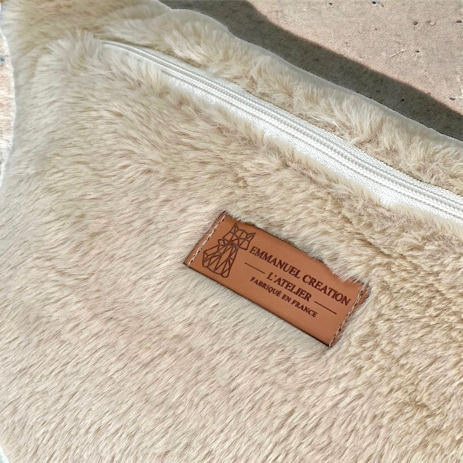 Sac banane - Fourrure Sable