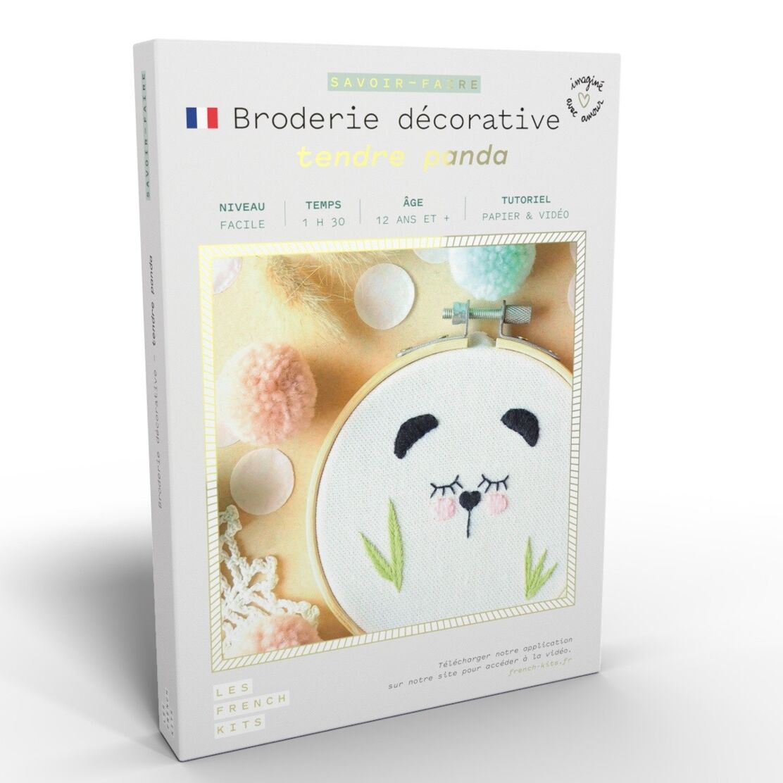 Kit de broderie Panda