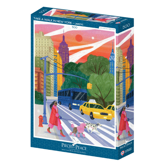 Puzzle Take a walk in New York 500 pièces