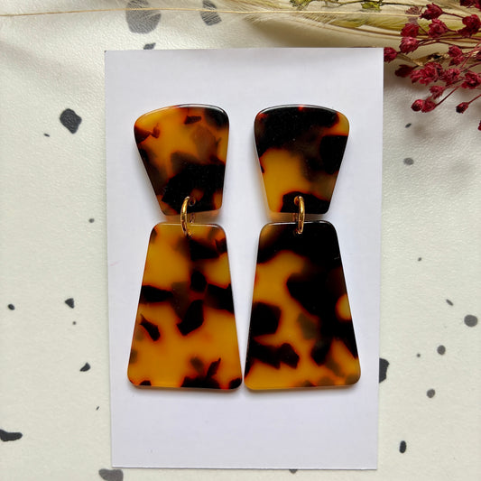 Boucles d’oreilles Julia léopard