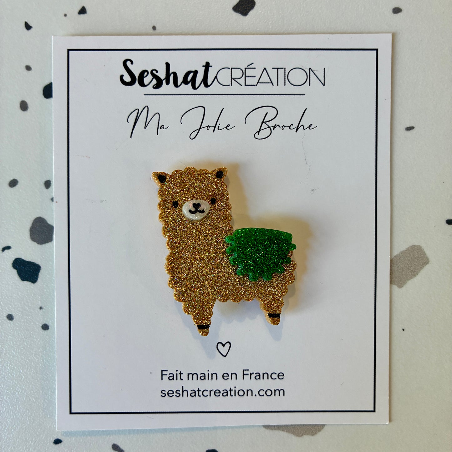 Broche Lama n°3