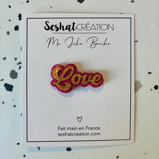 Broche Love n°4