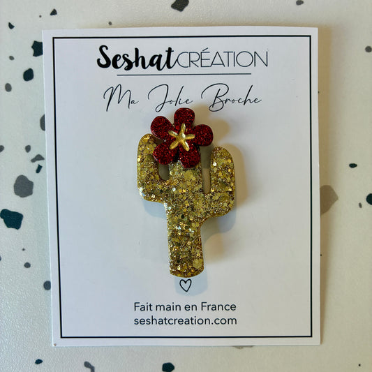 Broche Cactus
