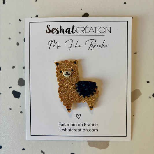 Broche Lama n°2