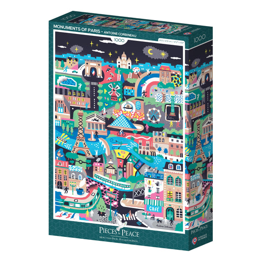 Puzzle Monuments de Paris 1000 pièces