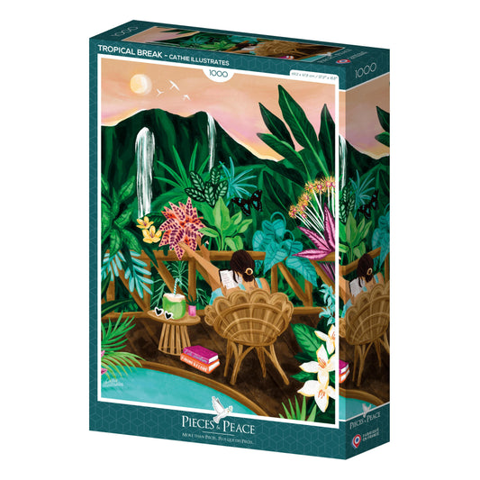 Puzzle Parenthèse tropicale 1000 pièces