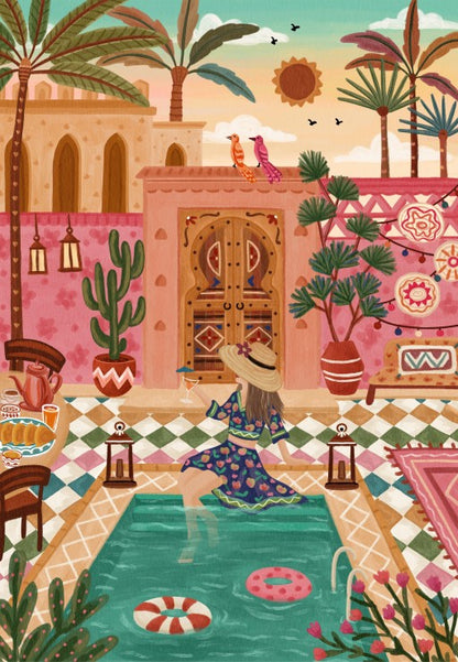 Puzzle Escapade Marocaine 1000 pièces