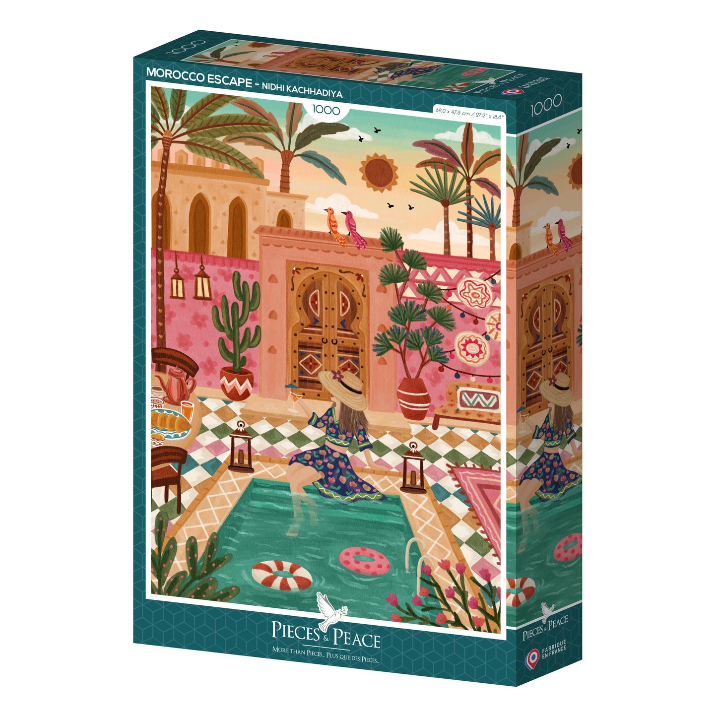 Puzzle Escapade Marocaine 1000 pièces