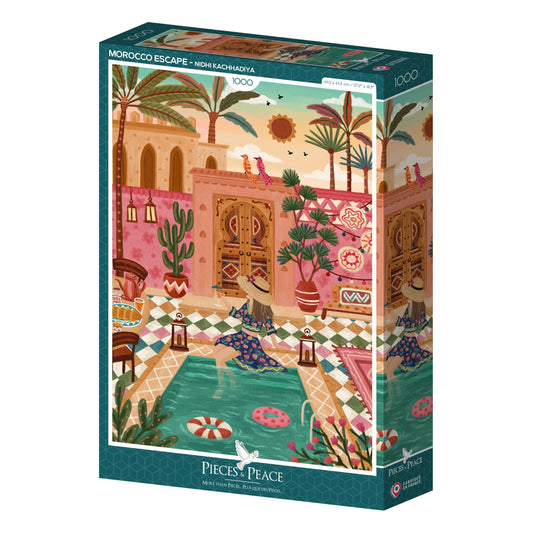 Puzzle Escapade Marocaine 1000 pièces