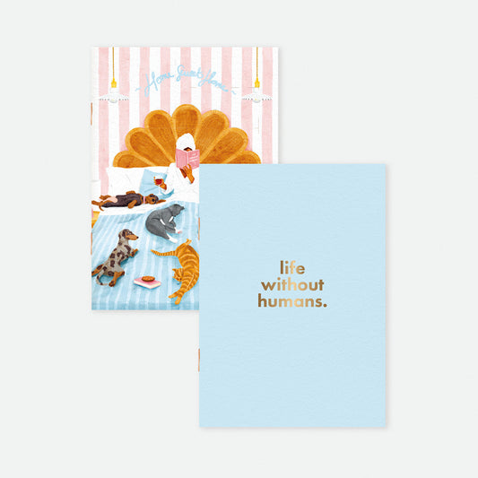 Duo carnets Without humans